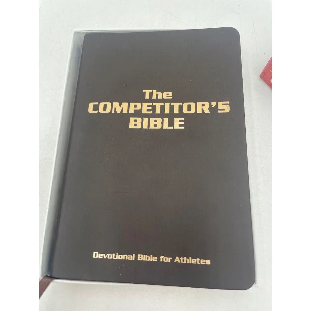 The Competitors Bible HCSB Devotional For Athletes Brown Leathertouch